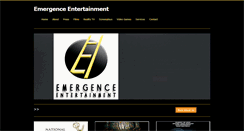 Desktop Screenshot of emergenceentertainment.com